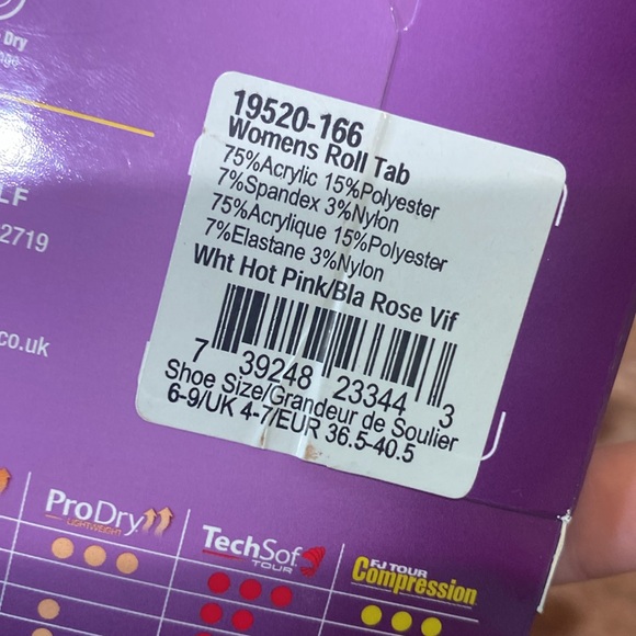 Footjoy prodry socks - Picture 3 of 3